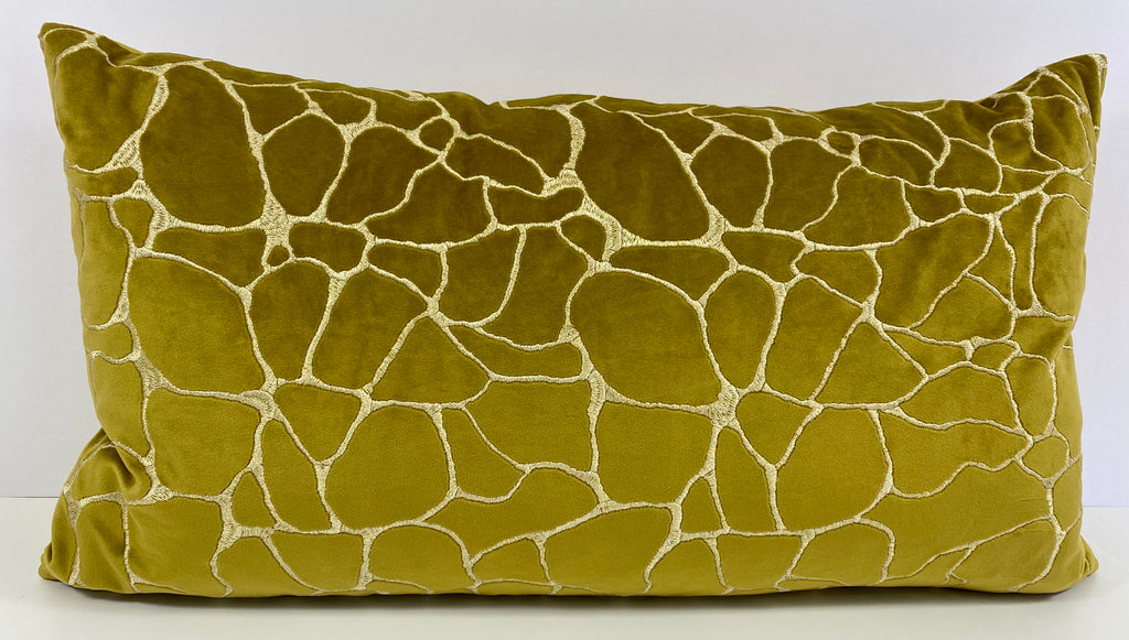 Luxury Lumbar Pillow - 24" x 14" - Dare Sulfur