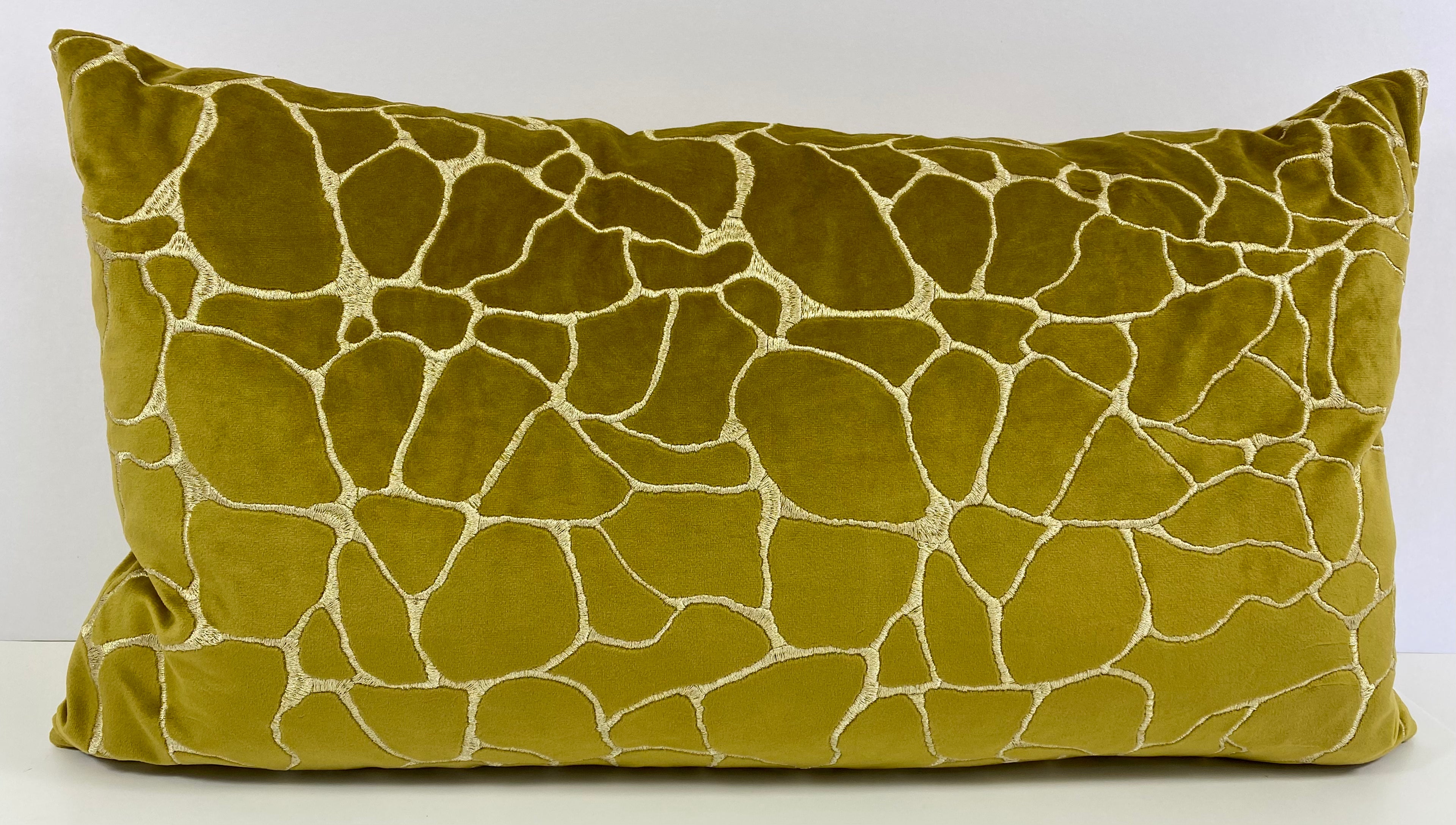 Luxury Lumbar Pillow - 24" x 14" - Dare Sulfur