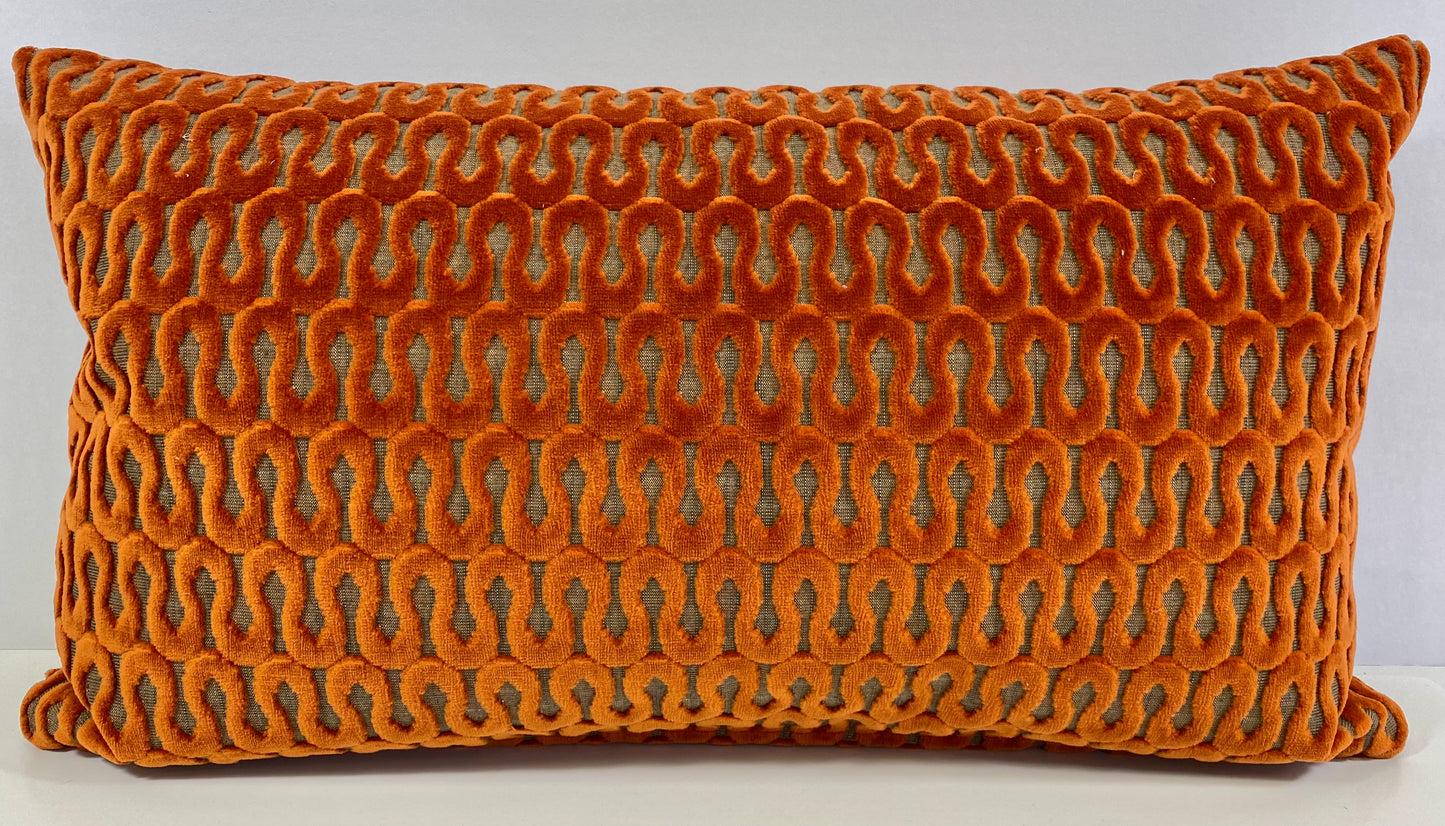 Luxury Lumbar Pillow - 24" x 14" - Uluru Sunset; A color straight from outback Australia.