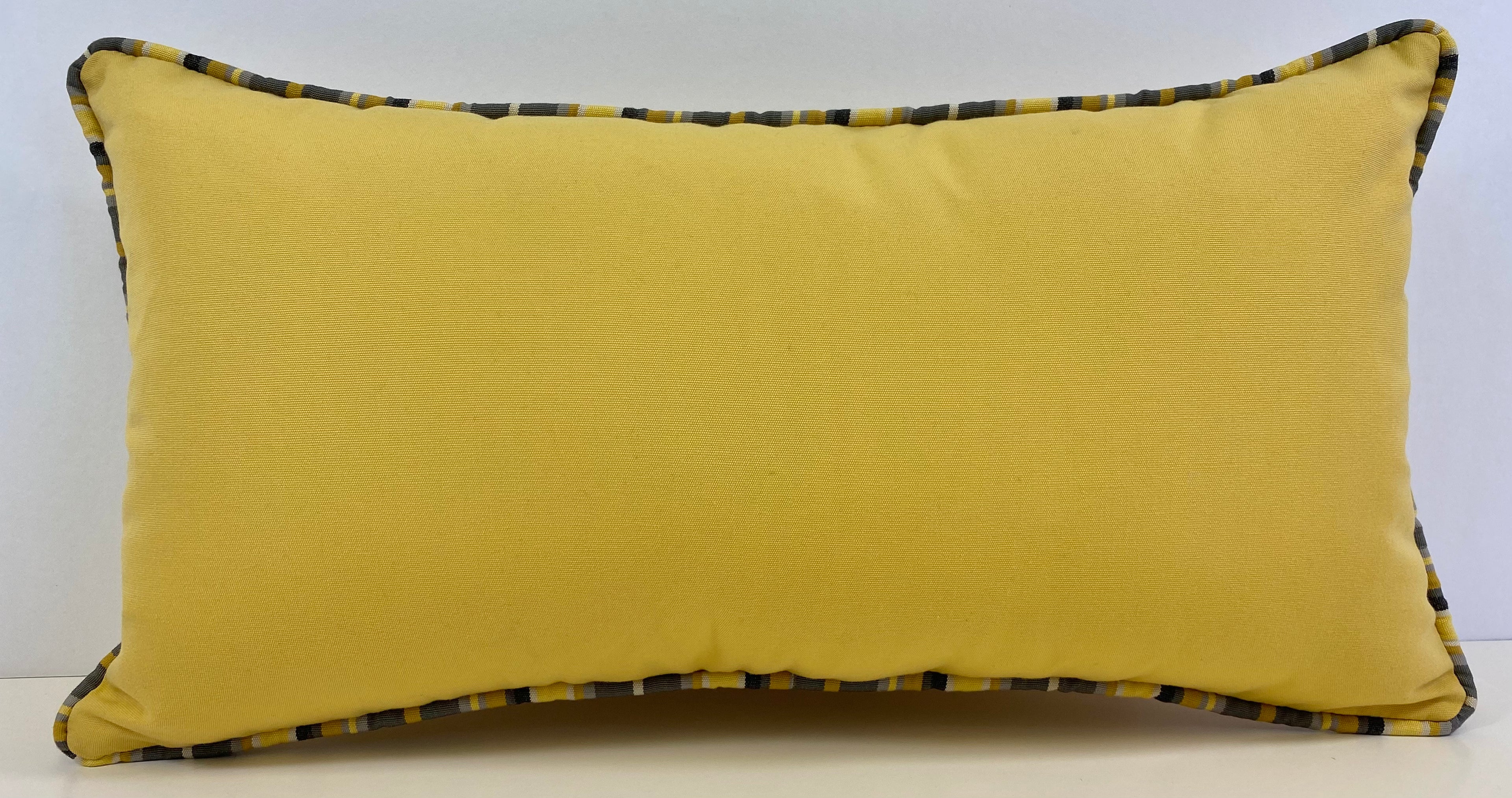 Luxury Outdoor Lumbar Pillow - 22" x 12"- Seville Juice