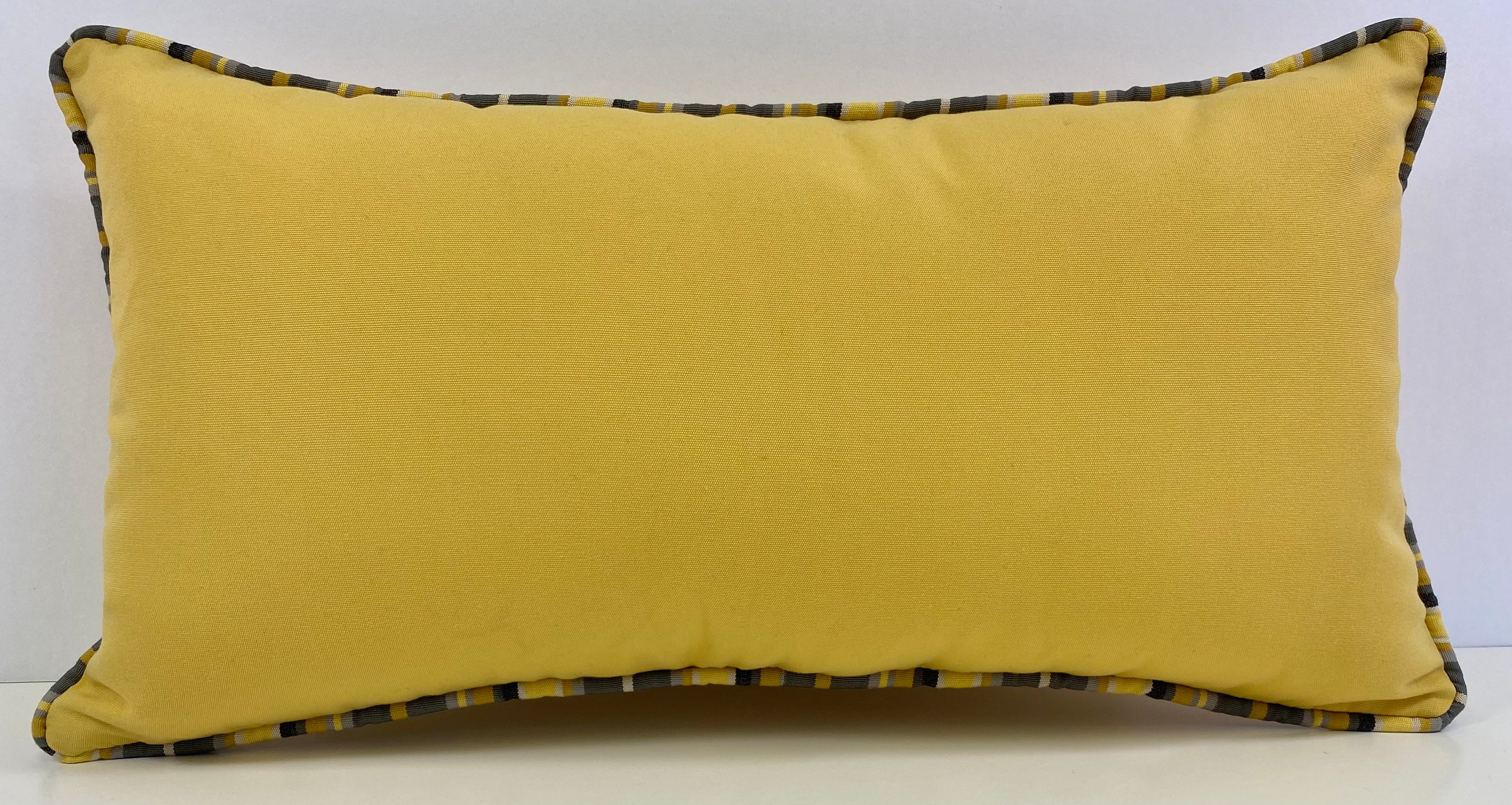 Luxury Outdoor Lumbar Pillow - 22" x 12"- Seville Juice