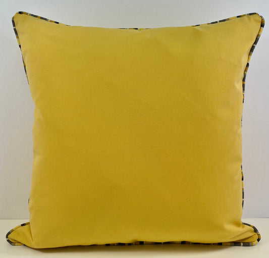 Luxury Outdoor Pillow - 22" x 22" - Seville Juice; Sunbrella, or equivalent, fabric with fiber fill