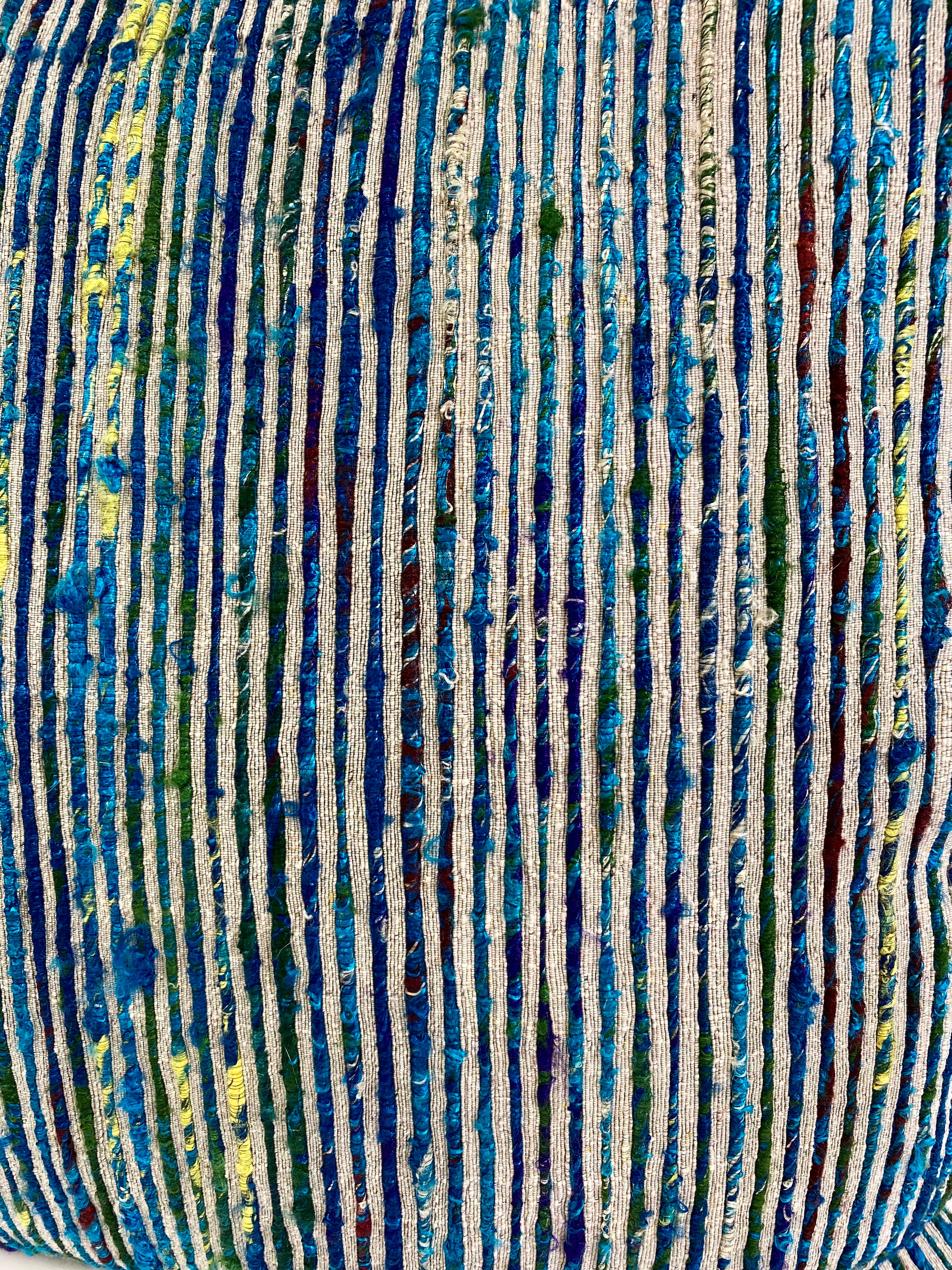 Luxury Pillow Custom 22" Color Twist-Blue