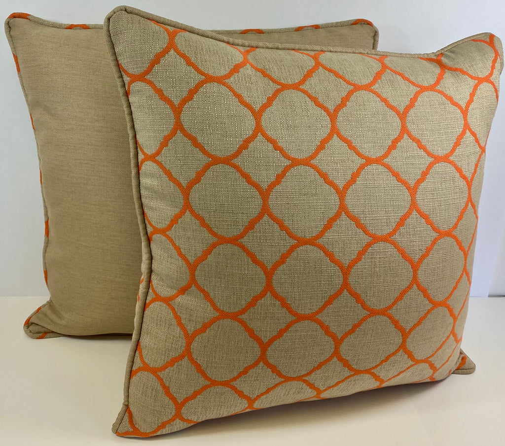 Luxury Outdoor Pillow - 22" x 22" -Casbar Sunset