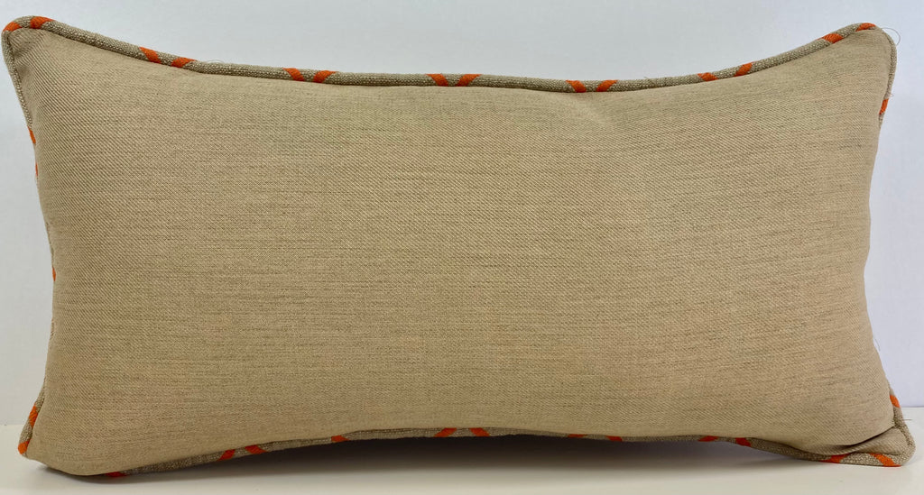 Luxury Outdoor Lumbar Pillow - 22" x 12"- Casbar Sand