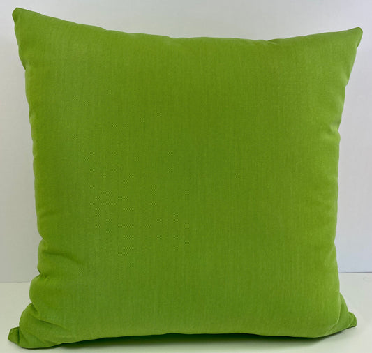 Luxury Outdoor Pillow - 22" x 22" - Newport - Lawn; Sunbrella, or equivalent, with fibre fill