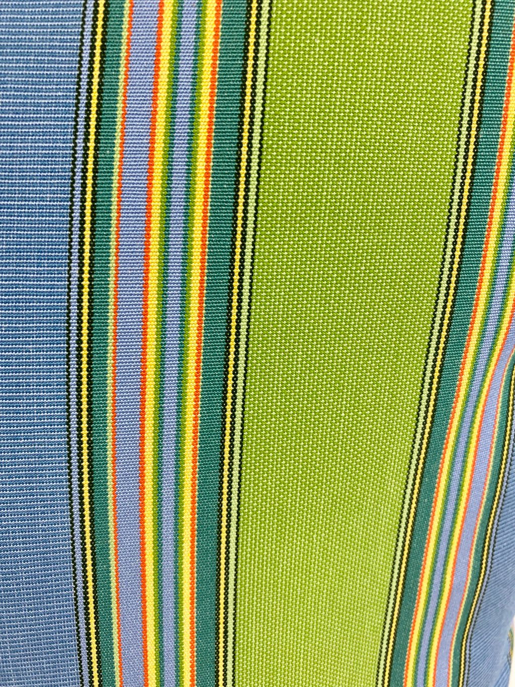 Luxury Outdoor Pillow - 22" x 22" - Newport - Sky Stripe