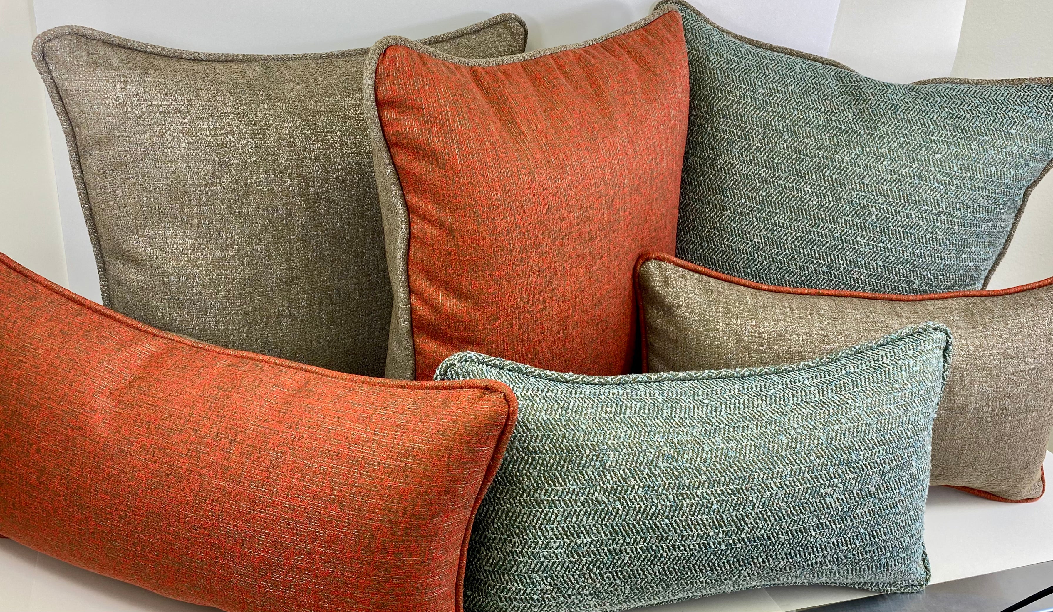 Luxury Outdoor Lumbar Pillow - 22" x 12"- Maui Sunset