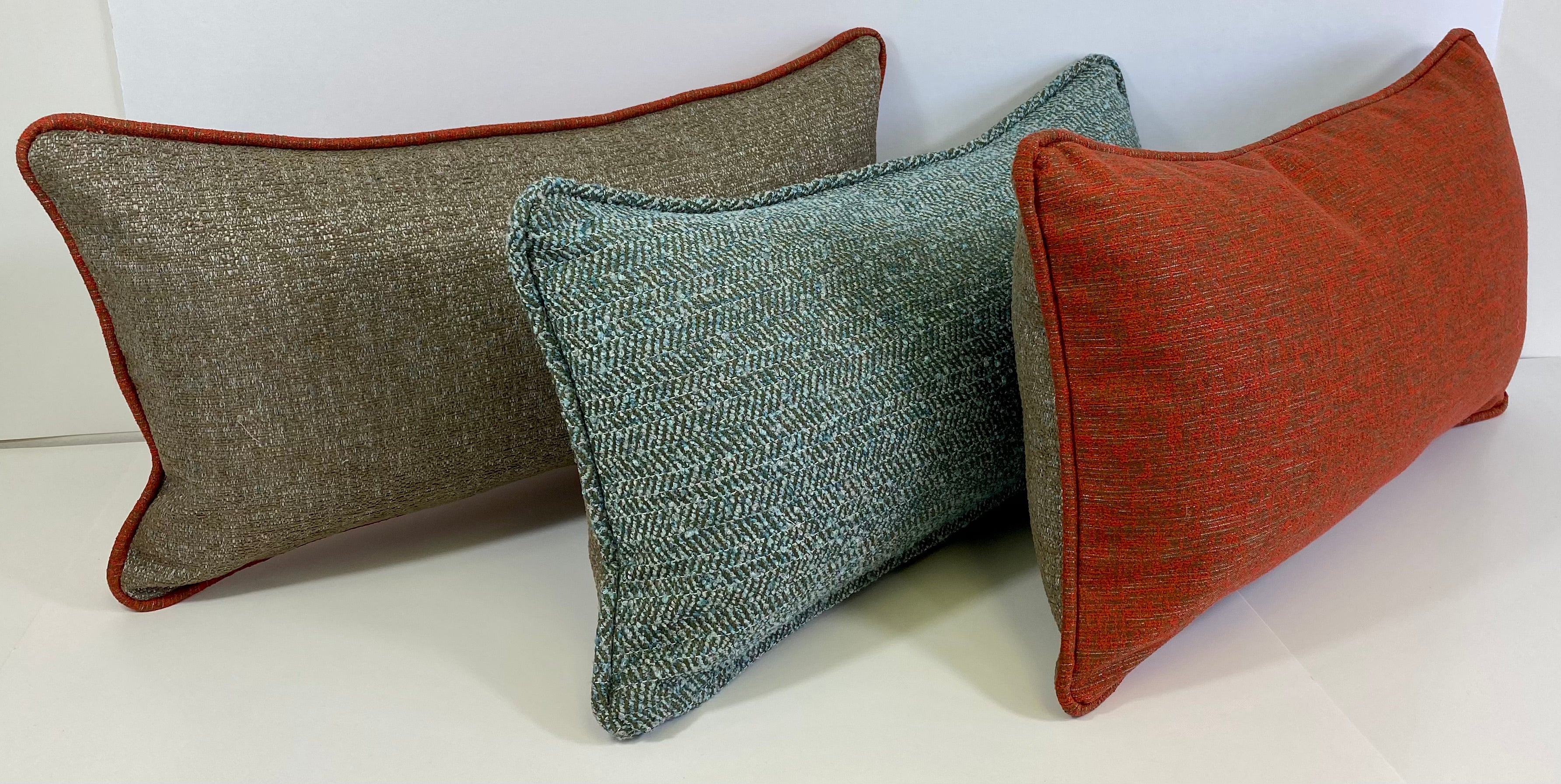 Luxury Outdoor Lumbar Pillow - 22" x 12"- Maui Sunset