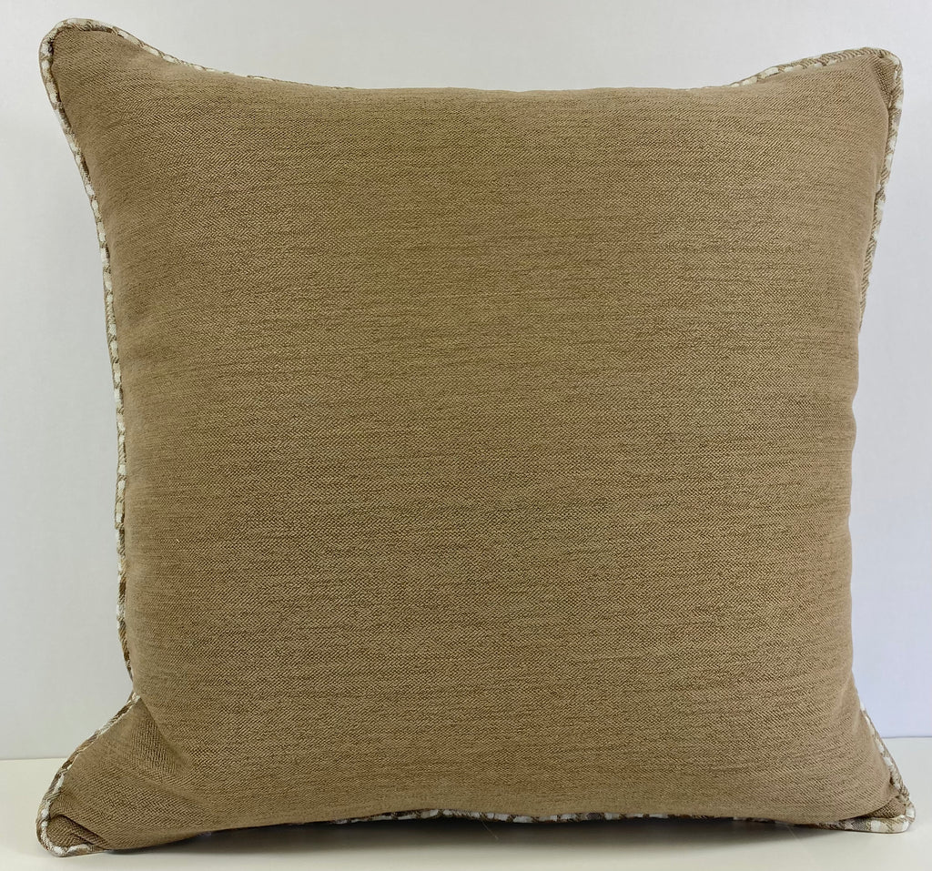Luxury Outdoor Pillow - 22" x 22" - Brighton - Sand