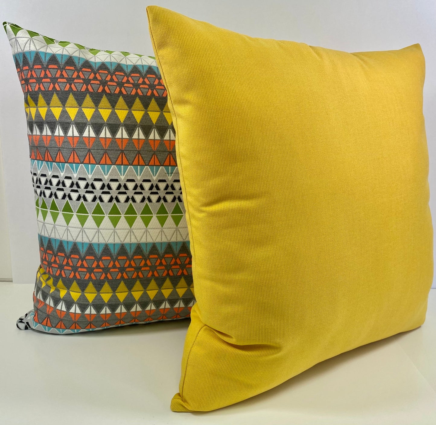 Luxury Outdoor Pillow - 22" x 22" - Gold Coast - Sunbrella, or equivalent, fabric with fiber fill