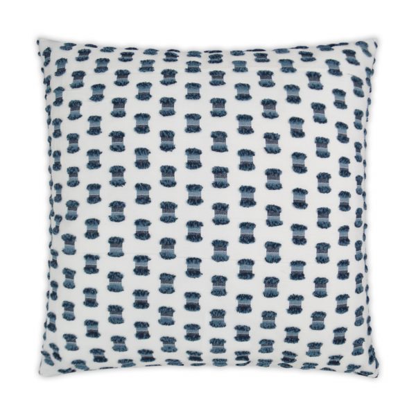 Luxury Outdoor Pillow - 22" x 22" - Fifi-Indigo
