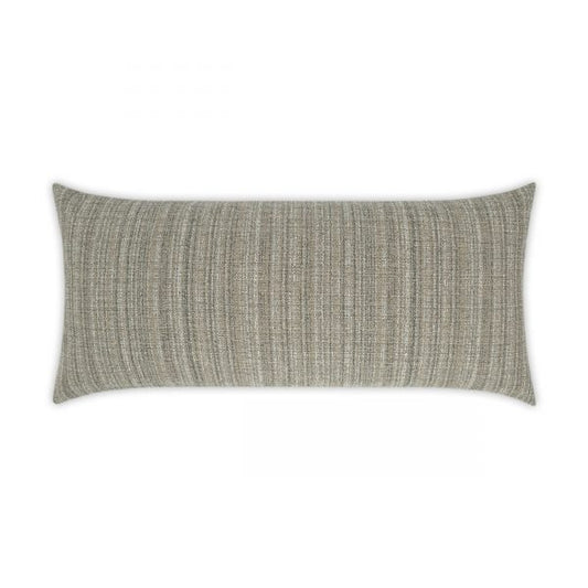 Luxury Outdoor Lumbar Pillow - 22" x 12" - Fiddledidee - Linen; Sunbrella, or equivalent, fabric with fiber fill