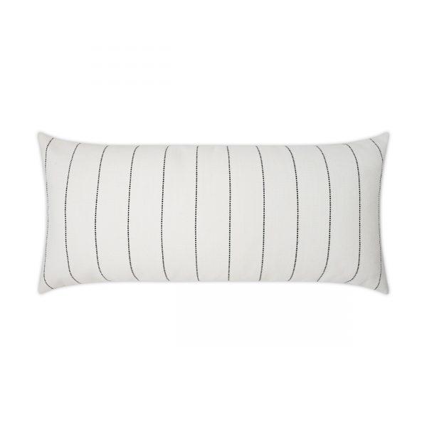 Luxury Outdoor Pillow - 22" x 22" - Malibu - White; Sunbrella, or equivalent, fabric with fiber fill