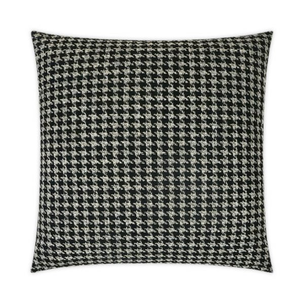 Luxury Outdoor Pillow - 22" x 22" - Maxim-Black