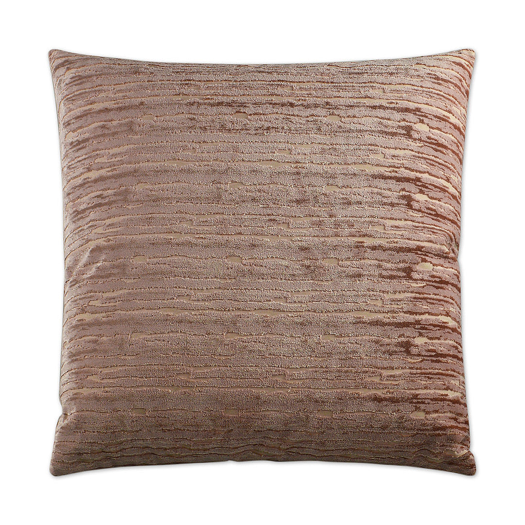 Luxury Pillow -  24" x 24" -  Wake Blush; Striae of candy pink, catching the light to give depth to the color.  A very soft texture to the touch.