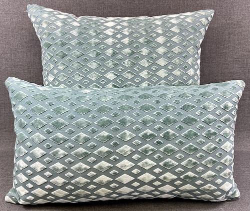 Luxury Pillow – 24" × 24" – Bassey Seafoam
