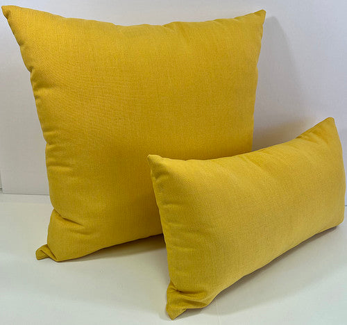 Luxury Outdoor Lumbar Pillow - 22" x 12" - Gold Coast