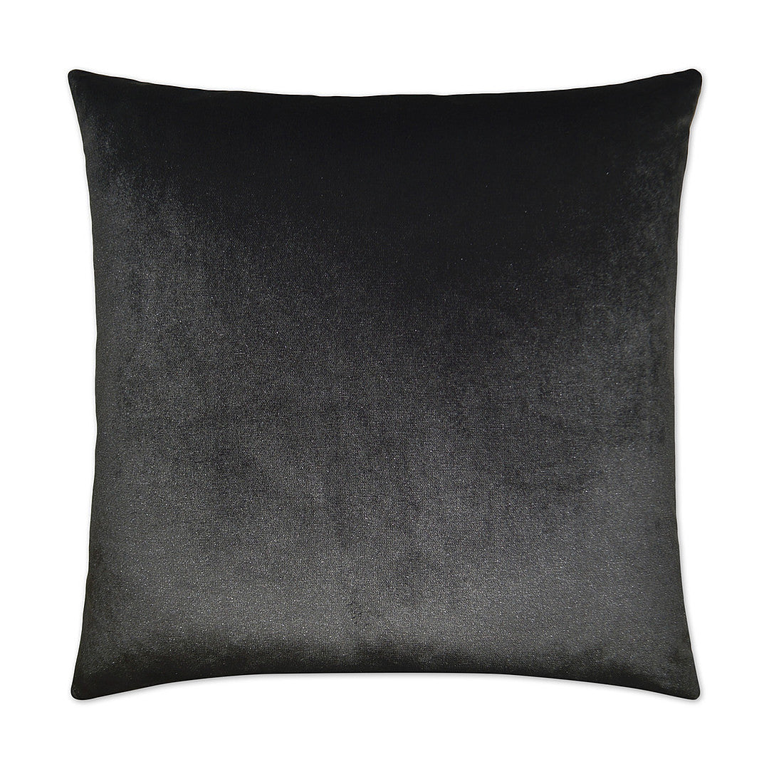 Luxury Pillow - 24” x 24” - Gemini - Mango Charcoal; Bright mango orange one side, charcoal the other