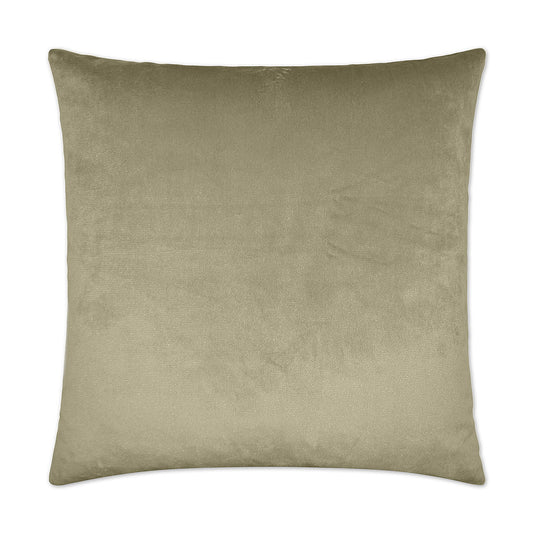 Luxury Pillow -  24" x 24" -  Belvedere-Linen; Tea stained colored velvet